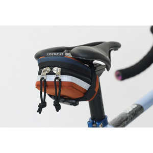 オーストリッチ COR サドルバッグ テラコッタ SP-04