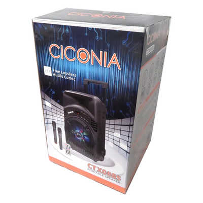 CIGSINA ワイヤレススピーカー 本体 CICONIA キューブ LED ポータブルスピーカー CDR-080D