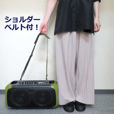 CICONIA サークルLEDパーティースピーカー(ワイヤレスマイク・有線