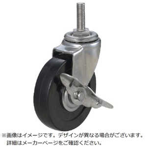 ユーエイキャスター ユーエイ ねじ込み式 自在 ステンレスキャスター ゴム 車輪径100mm ストッパー付き Eタイプ SUS-ET-S型 ネジ寸法M16×40ピッチ2 SUSET100RHS ユーエイキャスター ユーエイ ねじ込み式 自在 ステンレスキャスター ゴム 車輪径100mm ストッパー付き Eタイプ SUS-ET-S型 ネジ寸法M16×40ピッチ2 SUSET100RHS