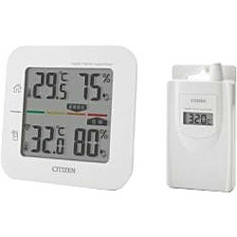 シチズンシステムズ シチズンシステムズ コードレス温湿度計(簡易熱中症指標表示付き) THD501 THD501