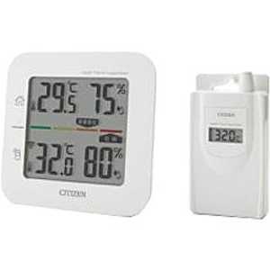シチズンシステムズ コードレス温湿度計(簡易熱中症指標表示付き) THD501