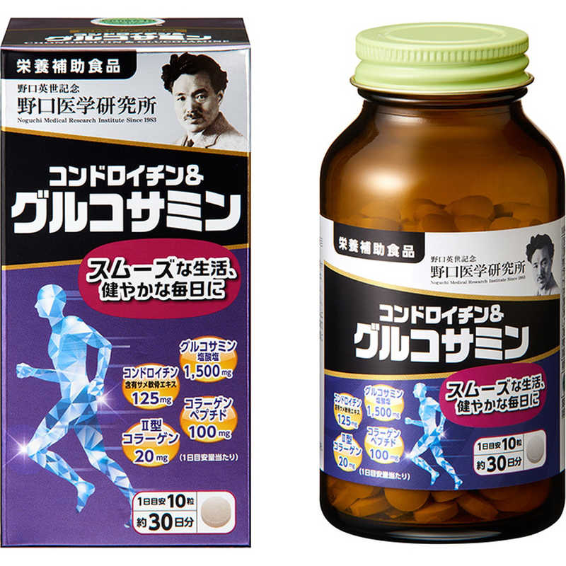 野口医学研究所 野口医学研究所 コンドロイチン&グルコサミン 300粒(約30日分)【栄養補助食品】  