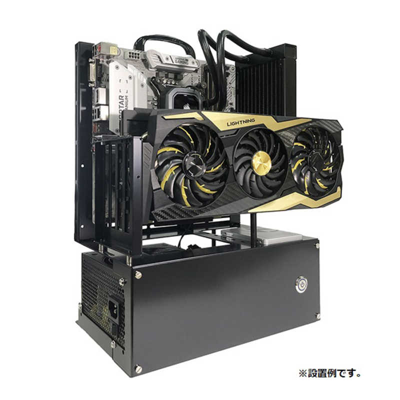 長尾製作所 PCケース オープンフレーム ver.micro-ATX ブラック N-FRAME-MATX の通販 |  カテゴリ：パソコン・周辺機器・プリンター | 長尾製作所 家電通販のコジマネット - 全品代引き手数料無料