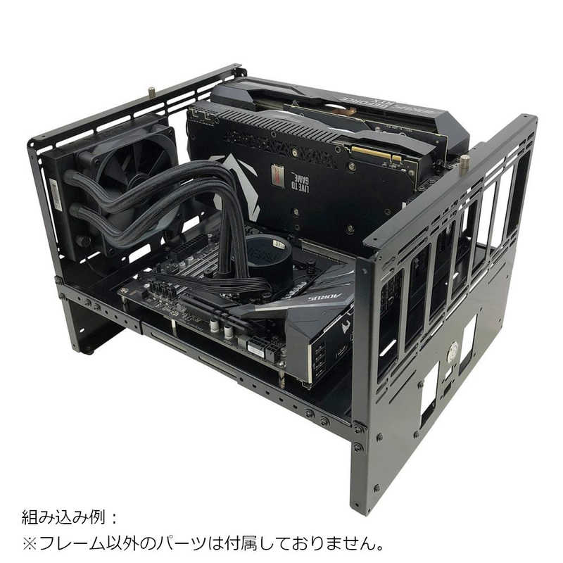 長尾製作所 3wayオープンフレーム PCケース スタック式 [ mini-ITX / mini-DTX / micro-ATX / ATX ...