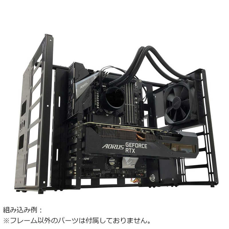 長尾製作所 3wayオープンフレーム PCケース スタック式 [ mini-ITX / mini-DTX / micro-ATX / ATX ...