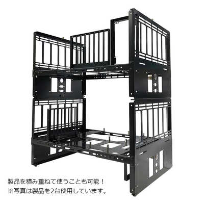 長尾製作所 3wayオープンフレーム PCケース スタック式 [ mini