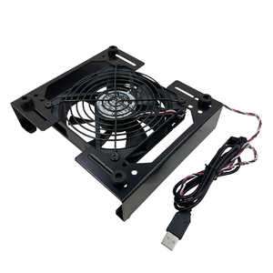 長尾製作所 USBファン付ルーター冷却台 NBROS ブラック NBUSBXFANRTST 長尾製作所 USBファン付ルーター冷却台 NBROS ブラック NBUSBXFANRTST