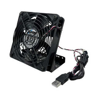 長尾製作所 〔USBファン〕スタンド付USB冷却ファン 120mm NBROS ブラック NB-USBXFAN-STAND 長尾製作所 〔USBファン〕スタンド付USB冷却ファン 120mm NBROS ブラック NB-USBXFAN-STAND