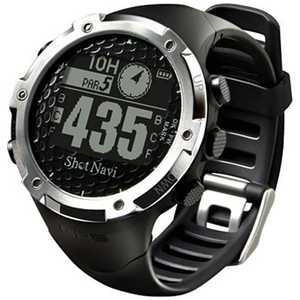 ショットナビ 腕時計型GPSゴルフナビ ShotNavi W1‐FW(ブラック)