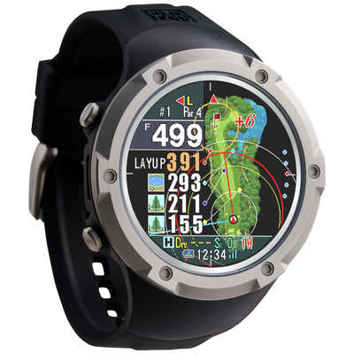 ショットナビ 腕時計型GPSゴルフナビ Shot Navi Evolve α ブラック