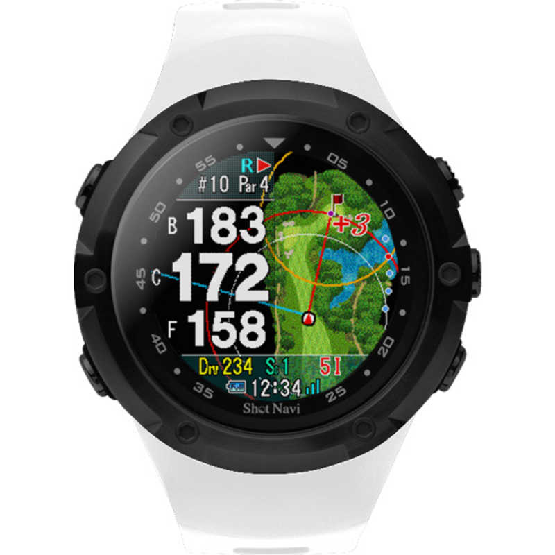ショットナビ ショットナビ ショットナビ　腕時計型GPS距離計測器　W1 Evolve WHxBK　ホワイトxブラック ホワイトブラック W1EVOLVEWHxBK W1EVOLVEWHxBK