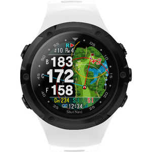 ショットナビ ショットナビ　腕時計型GPS距離計測器　W1 Evolve WHxBK　ホワイトxブラック ホワイトブラック W1EVOLVEWHxBK