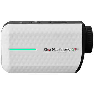 ショットナビ ゴルフ用レーザー距離計 nano GR+ ホワイト nanoGRPlusWH ショットナビ ゴルフ用レーザー距離計 nano GR+ ホワイト nanoGRPlusWH