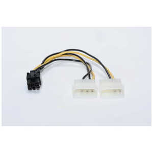 BULLET PCI Express用 電源変換ケーブル 15cm PWV07 BULLET PCI Express用 電源変換ケーブル 15cm PWV07