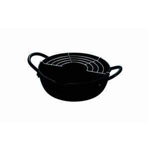 田辺金具 天ぷら鍋20cm シリコンコーティング 5137 田辺金具 天ぷら鍋20cm シリコンコーティング 5137