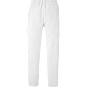 KAZEN スラックス 男女兼用 ホワイト パンツ ナースウェア 25-2423-01 KAZEN スラックス 男女兼用 ホワイト パンツ ナースウェア 25-2423-01