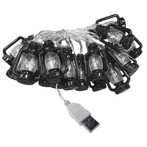ビーサイレンス ランタン型 ストリングライト USB式 BE850851 ビーサイレンス ランタン型 ストリングライト USB式 BE850851