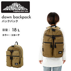 マウンテンスミス バックパック デイパック 容量:約18(L) dawn backpack (ダウンバックパック) コヨーテ MSTC-0005 マウンテンスミス バックパック デイパック 容量:約18(L) dawn backpack (ダウンバックパック) コヨーテ MSTC-0005