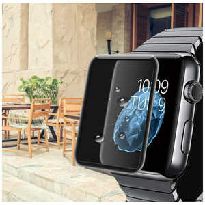 ROYALMONSTER Apple Watch用 ガラスフィルム 硬度９Ｈ 40mm3D ロイヤルモンスター クリアー(エッジ部ブラック) RM3902CL40