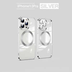 ROYALMONSTER iPhone 13Pro 用ケース(マグセーフ･クリアシルバー) ROYAL MONSTER SV RM-3980iproSV
