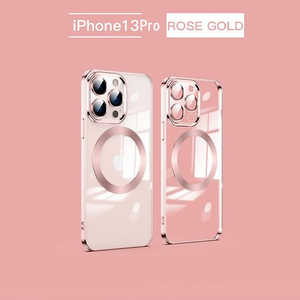 ROYALMONSTER iPhone 13Pro 用ケース(マグセーフ・クリアローズゴールド) ROYAL MONSTER RG RM-3980iproRG ROYALMONSTER iPhone 13Pro 用ケース(マグセーフ・クリアローズゴールド) ROYAL MONSTER RG RM-3980iproRG