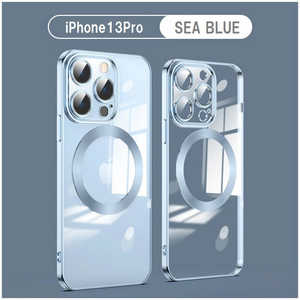 ROYALMONSTER iPhone 13Pro 用ケース マグセーフ BL RM-3980iproBL ROYALMONSTER iPhone 13Pro 用ケース マグセーフ BL RM-3980iproBL
