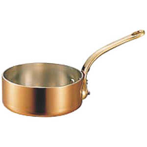 カンダ 銅極厚浅型片手鍋 真鍮柄 21cm 009018