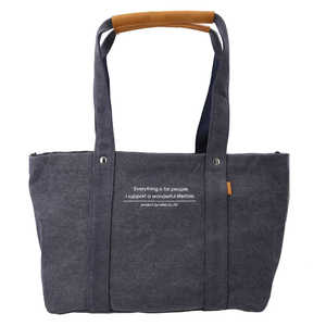 ラフィール Lafiel 英字プリント トートバッグ ネイビー ENGTOTEBAG ラフィール Lafiel 英字プリント トートバッグ ネイビー ENGTOTEBAG