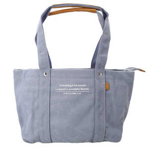 ラフィール Lafiel 英字プリント トートバッグ ブルー ENGTOTEBAG ラフィール Lafiel 英字プリント トートバッグ ブルー ENGTOTEBAG