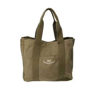 ラフィール Lafiel 365刺繍ベーシック トートバッグ カーキ 365TOTE ラフィール Lafiel 365刺繍ベーシック トートバッグ カーキ 365TOTE