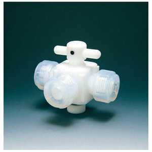 フロンケミカル テフロン三方バルブ接続8mm NR003002