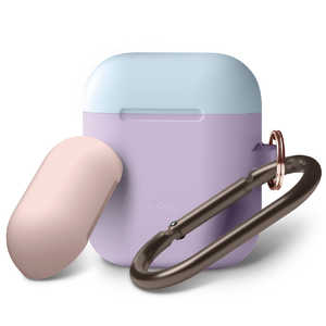 ELAGO AIRPODS DUO HANG CASE for AirPods (Lavender) EL_APDCSSCDD_LV