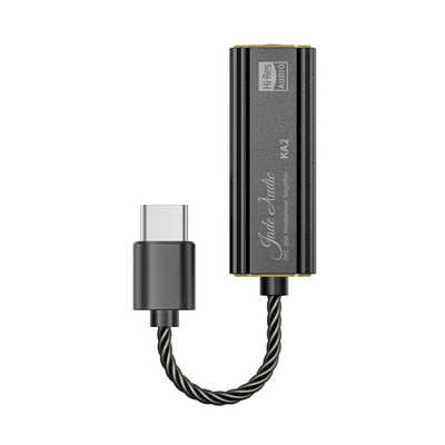 フィーオ FiiO ポータブルヘッドホンアンプ USB-C端子　ブラック FIIO ポータブルヘッドホンアンプ KA2 Type-C [ハイレゾ対応