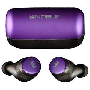 NOBLEAUDIO フルワイヤレスイヤホン FoKus H-ANC Purple [ワイヤレス(左右分離) /Bluetooth /ノイズキャンセリング対応] NOB-FOKUSHANC-P