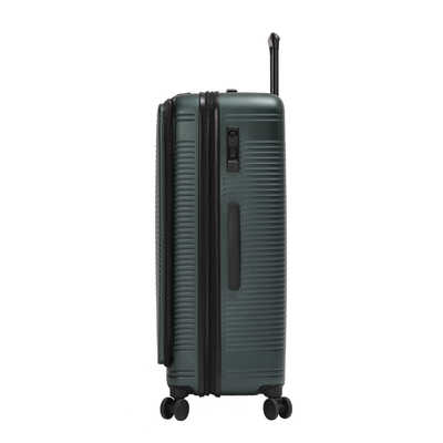 BERMAS　フロントオープン 大容量ジッパーキャリー 容量拡張機能付き 7〜10泊以上にオススメ 108L(拡張時：118L) EURO CITY2 ［TSAロック搭載］ マットブラック　60298 BERMAS フロントオープン 大容量ジッパーキャリー 容量拡張機能付き 7