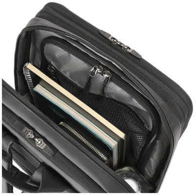 BERMAS 2層式ビジネスリュック バックパック 衣類収納ポケット付 容量