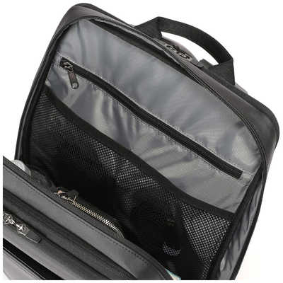 BERMAS 2層式ビジネスリュック バックパック 衣類収納ポケット付 容量