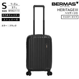 BERMAS 機内持ち込みキャリー Sサイズ HERITAGE3 (ヘリテージ 3) ［TSAロック搭載］ ブラック 60540
