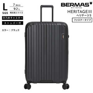 BERMAS 無料預け入れキャリー Lサイズ HERITAGE3 (ヘリテージ 3) ［TSAロック搭載］ ブラック 60542