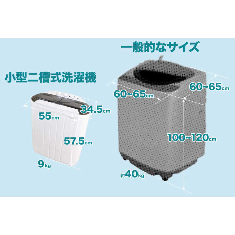 サンコー サンコー 小型二槽式洗濯機 「別洗いしま専科3」 STTWAMN3 STTWAMN3