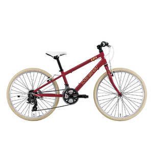 ＜コジマ＞ ルイガノ 24型 子供用自転車 (LG RED/外装21段変速） 【組立商品につき返品不可】 J24CROSS_300画像