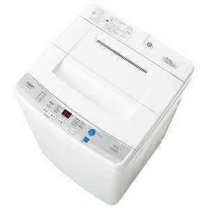 アクア　AQUA 全自動洗濯機 ホワイト AQW-S45D-W