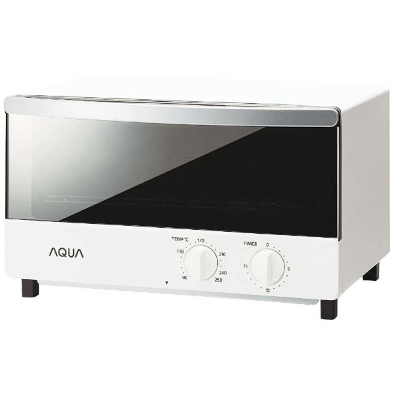 アクア　AQUA アクア　AQUA オーブントースター ホワイト  1200W/食パン2枚   AQT-WA11(W) AQT-WA11(W)