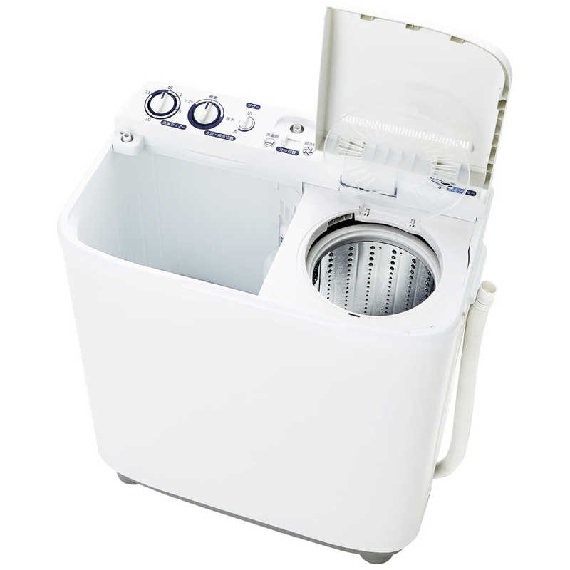 アクア　AQUA アクア　AQUA 二槽式洗濯機 洗濯5.2kg AQW-N52BK-W ホワイト AQW-N52BK-W ホワイト