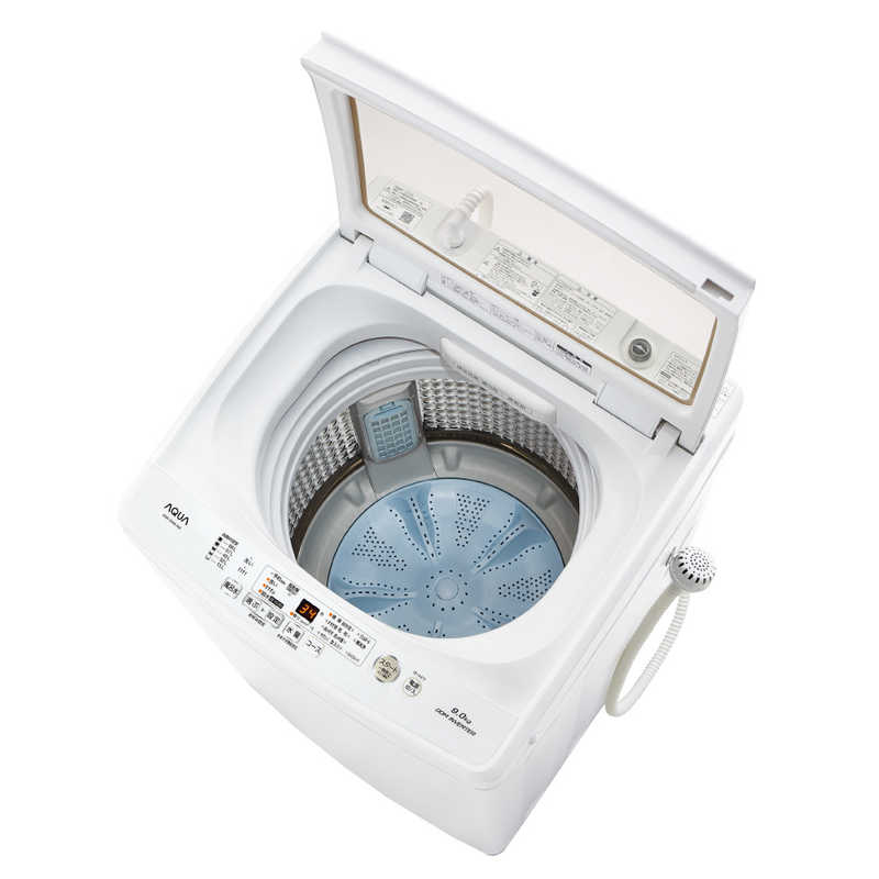 アクア　AQUA アクア　AQUA 全自動洗濯機 洗濯9.0kg 高濃度クリーン浸透 AQW-GV90J-W ホワイト AQW-GV90J-W ホワイト