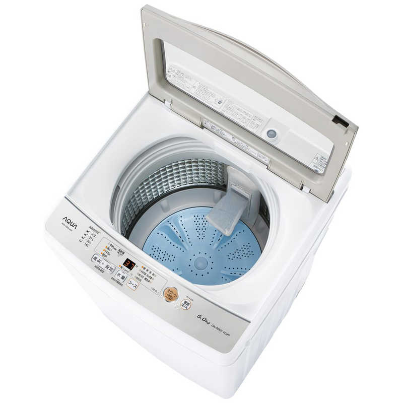 アクア　AQUA アクア　AQUA 全自動洗濯機 GSシリーズ 洗濯5.0kg AQW-GS50J-W ホワイト AQW-GS50J-W ホワイト