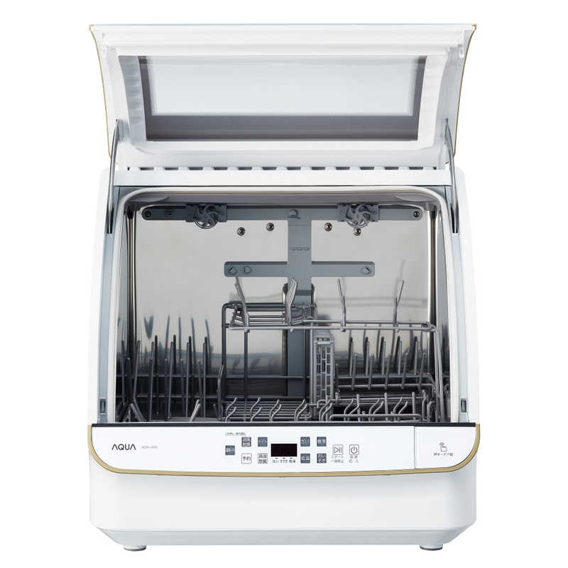 アクア　AQUA アクア　AQUA 食器洗い乾燥機 食器点数～30点 フロントオープン 送風乾燥機能付き［1～4人用］ホワイト ADW-GM3 ADW-GM3