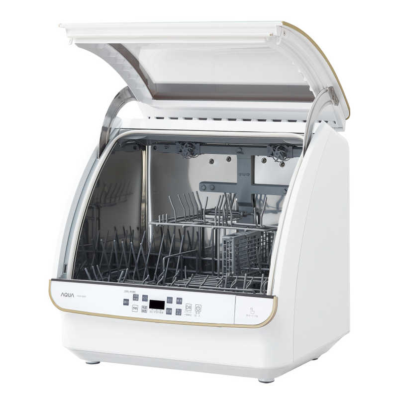 アクア　AQUA アクア　AQUA 食器洗い乾燥機 食器点数～30点 フロントオープン 送風乾燥機能付き［1～4人用］ホワイト ADW-GM3 ADW-GM3
