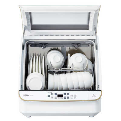 アクア AQUA 食器洗い機(送風乾燥機能付き) ホワイト ADW-GM3 の通販
